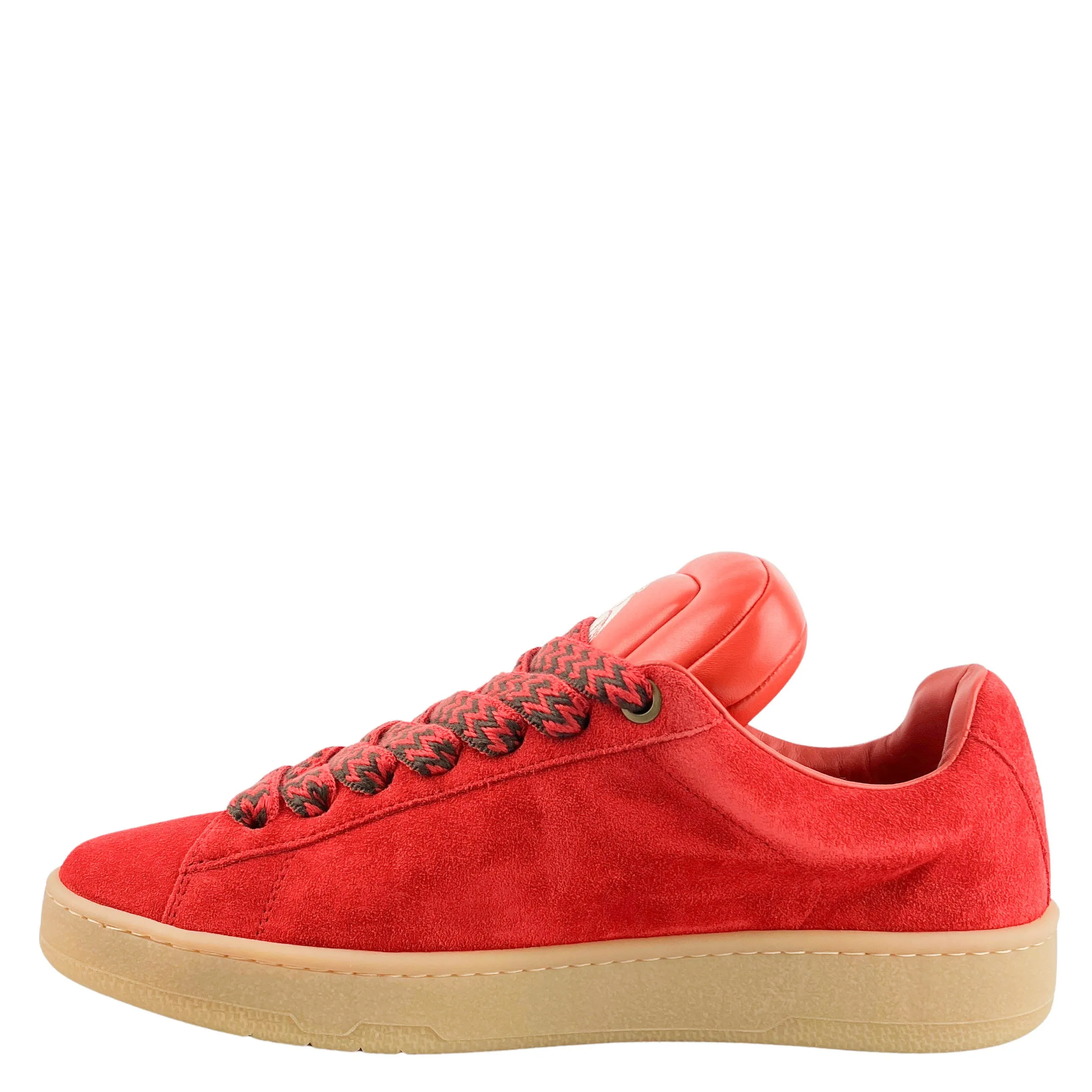 Lanvin Curb Sneakers in Red