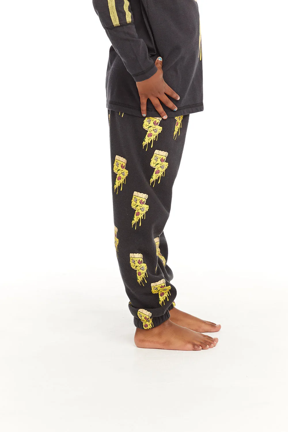 Lightning Pizzas Cotton Fleece Pants