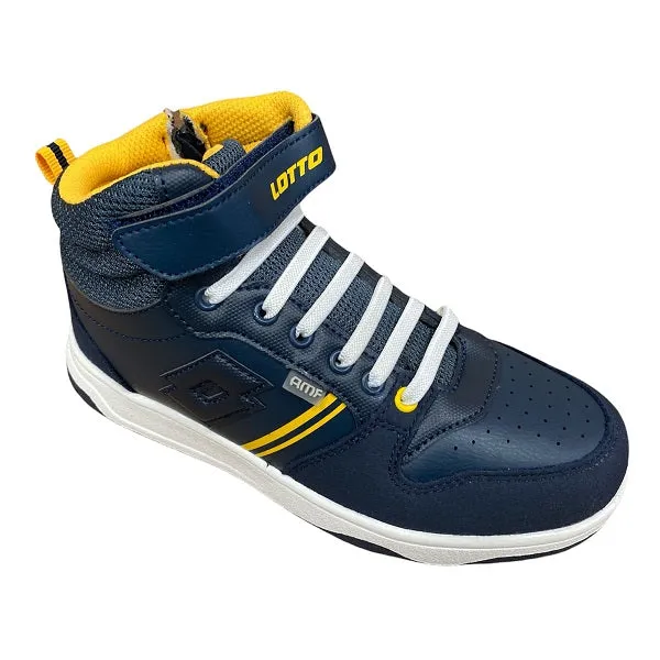 Lotto scarpa da ginnastica da bambino Rocket AMF Mid CL SL 216920 6Y3 blu