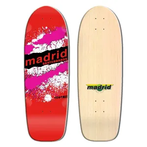 Madrid 9.5" x 29.87" Retro Explosion 1983 Re-Issue Red Skateboard Deck