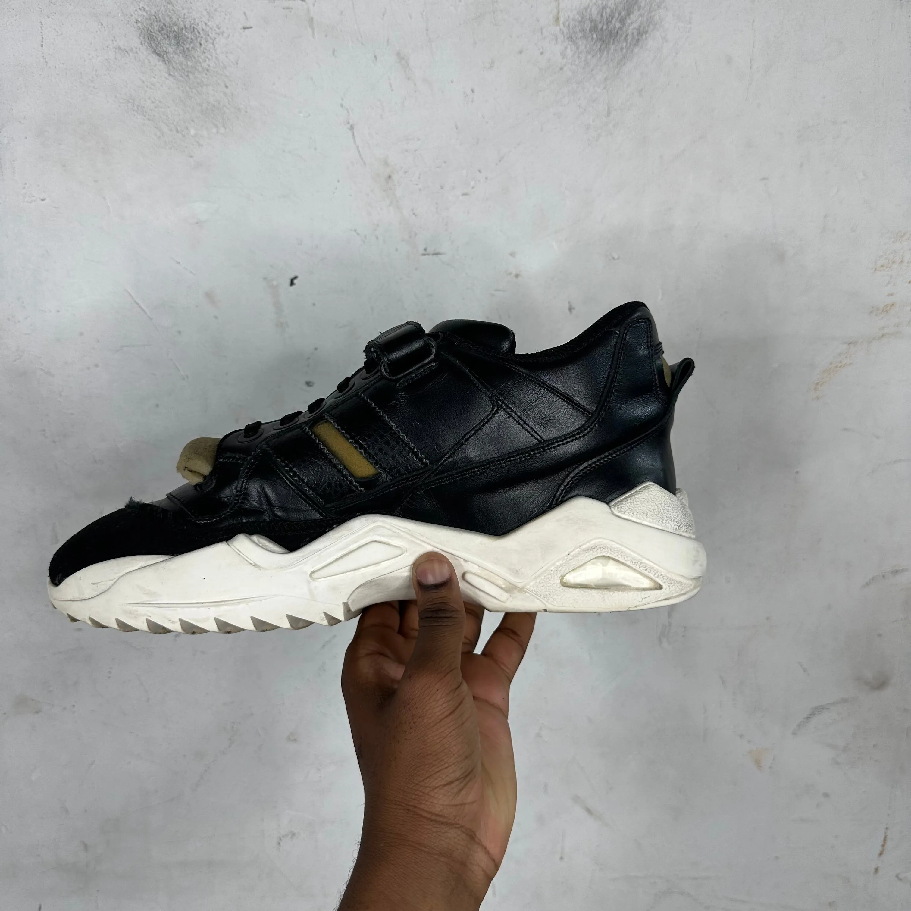 Maison Margiela Retro Fit Black Sneakers