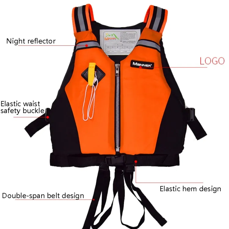 Manner QP2025 Buoyancy Vest Dragon Boat Kayak Paddle Board Buoyancy Vest(Orange)