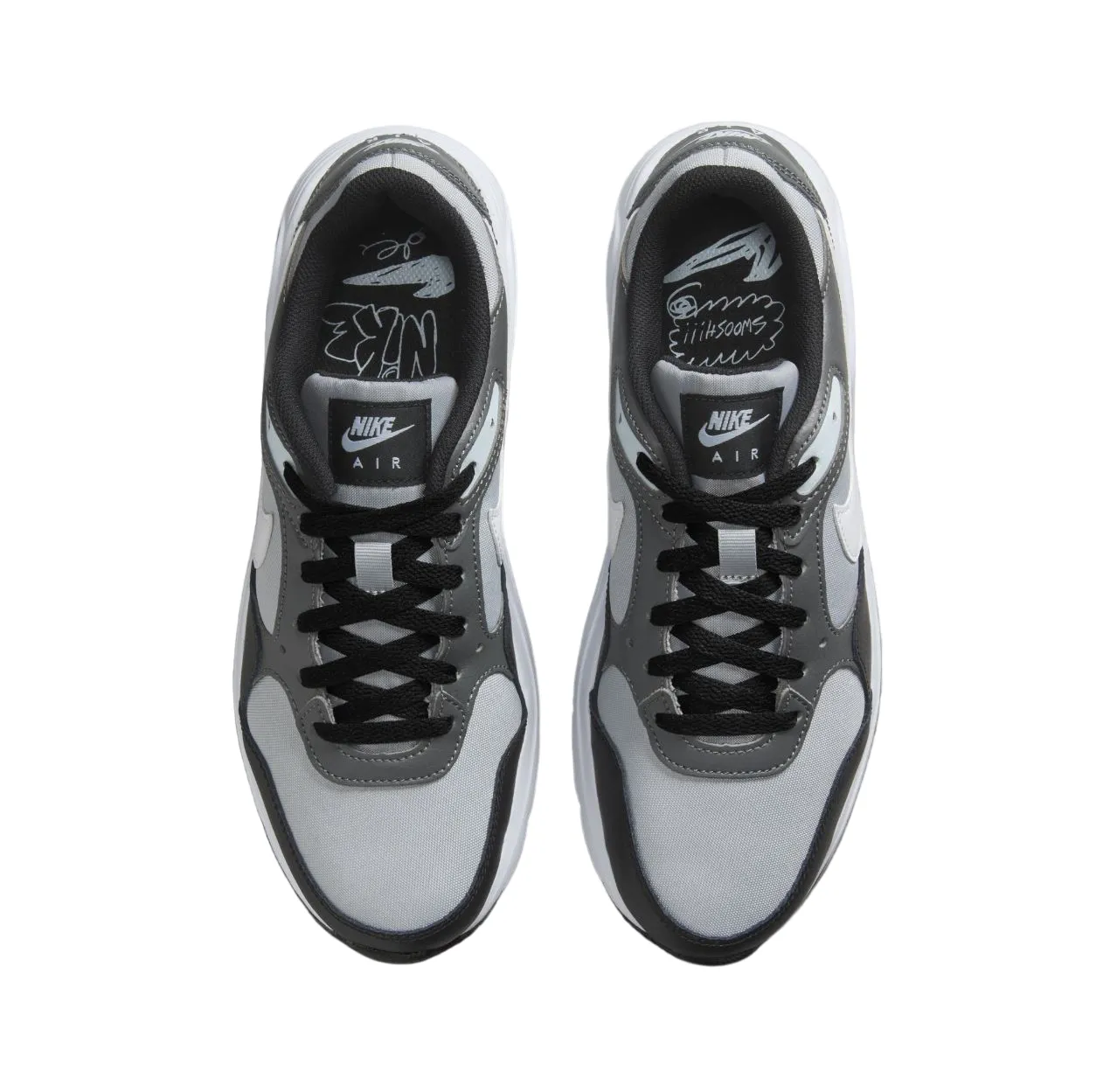 Mens Nike Air Max Sc Black/White/Grey Athletic Shoes