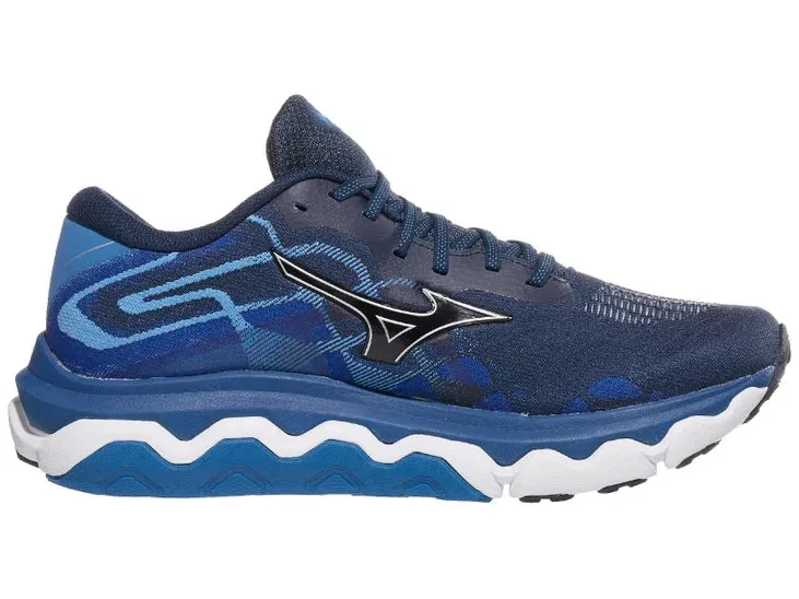 Mizuno | Wave Horizon 7 | Men's | Dress Blue/Silver