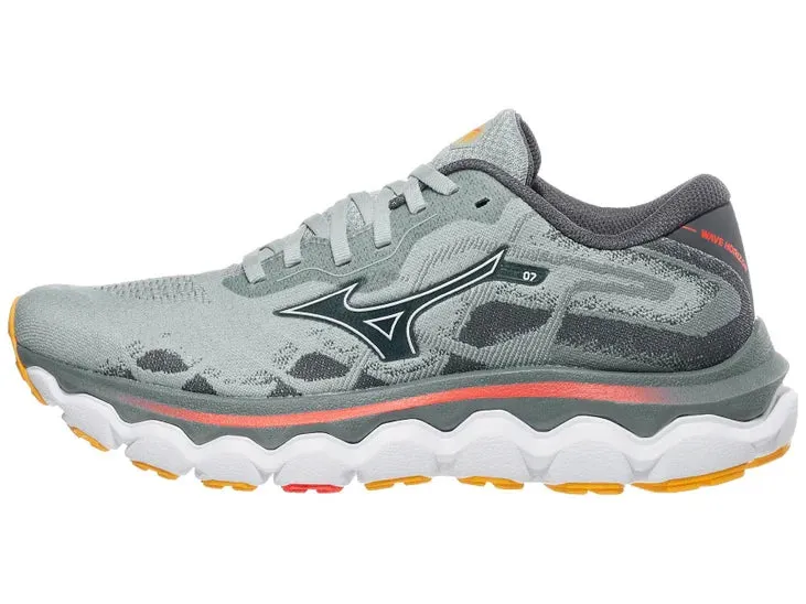 Mizuno | Wave Horizon 7 | Women's | Grey Mist/White