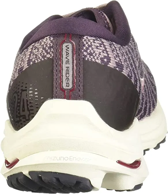 Mizuno | Wave Rider 24 | Waveknit | Women's | Woodrose/Pale Lilac