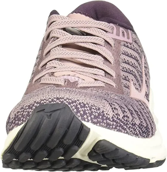 Mizuno | Wave Rider 24 | Waveknit | Women's | Woodrose/Pale Lilac