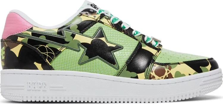 Mo Wax x Unkle x Bapesta Low M2 Original Headz sneakers, green