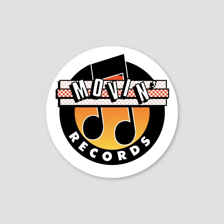 Movin Records Logo Circle Sticker