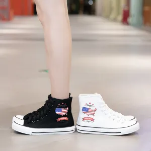 Nanccy Fashion Printed High Top Shoes