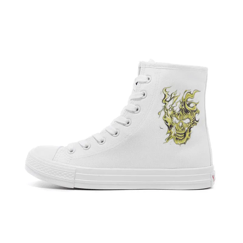 Nanccy Flat Bottom Fashionable High Top Shoes
