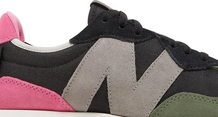 New Balance 327 'Black Pink Green' sneakers, black