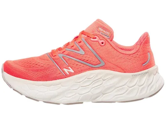 New Balance | Fresh Foam X More v4 | Women's | Gulf Red/Sea Salt/Silver Metallic