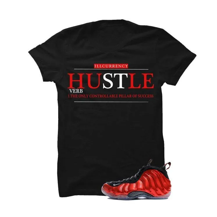 Nike Air Foamposite One Metallic Red Black T (Hustle Definition)