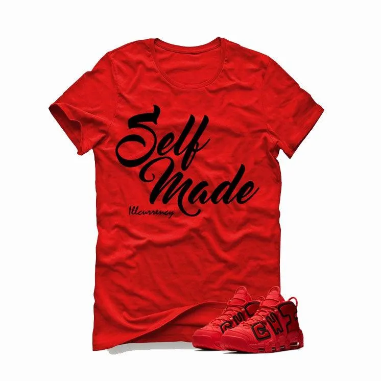 Nike Air uptempo "Chicago" Red T (Self Made)