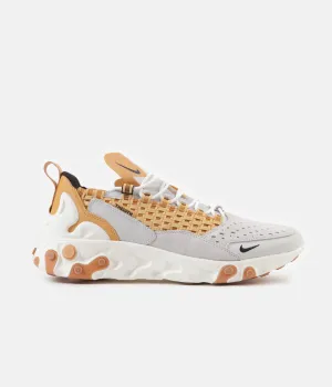 Nike React Sertu Shoes - Vast Grey / Black - Light Smoke Grey - Honeycomb