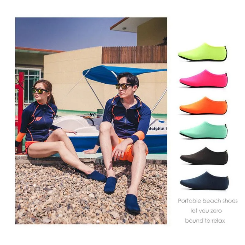 Non-slip Swimming Diving Rafting Adults Women Men Surfing Beach Shoes