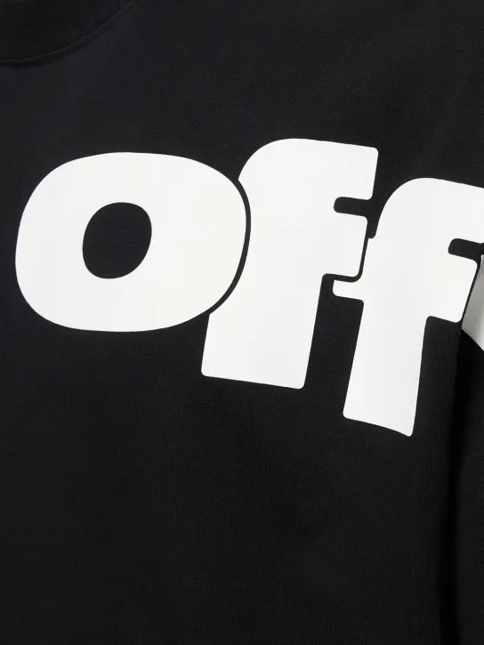 Off-White   Shared skate logo cotton t-shirt 