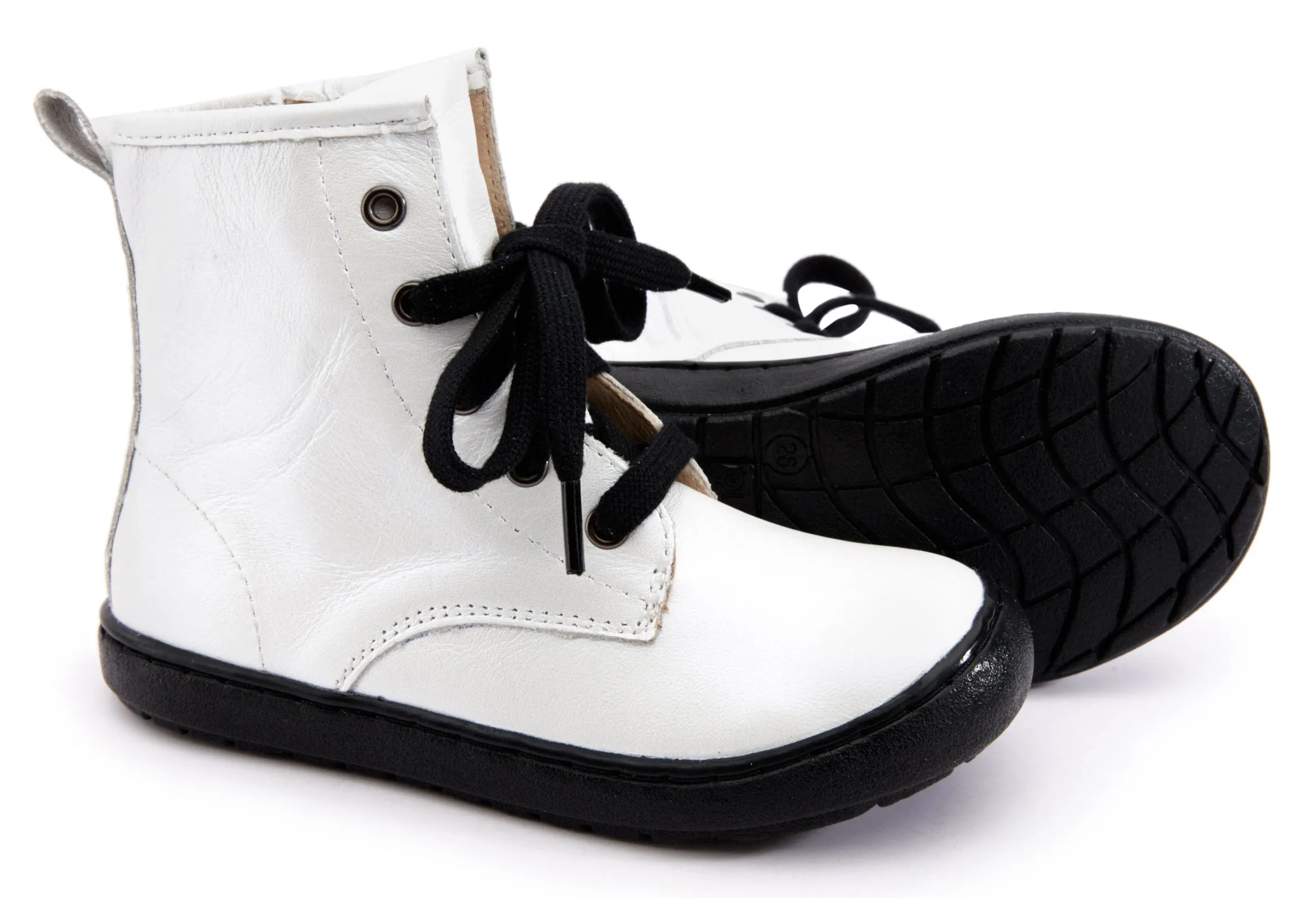 Old Soles Boy's & Girl's 9005 Swagger High Top Lace Sneaker Boots - Nacardo Blanco