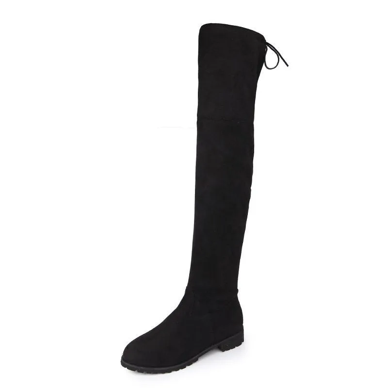 Over-the-knee boots high-tube stretch suede（HPSD167）