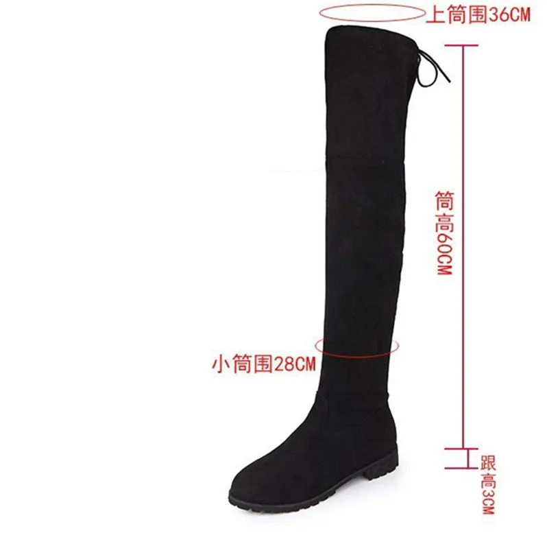 Over-the-knee boots high-tube stretch suede（HPSD167）