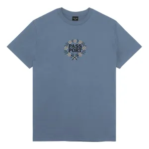 Pass-Port Wattle Tee Stonewash Blue