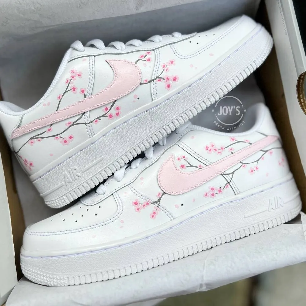 Pink Cherry Blossom Custom Air Force 1