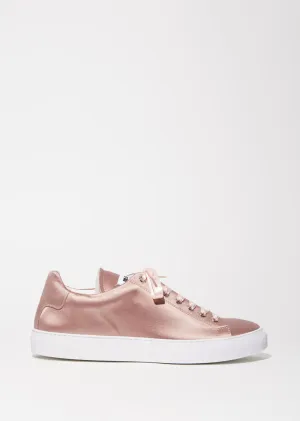 Pink Satin Sneaker