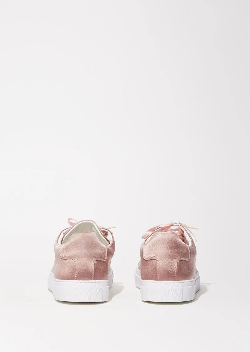 Pink Satin Sneaker