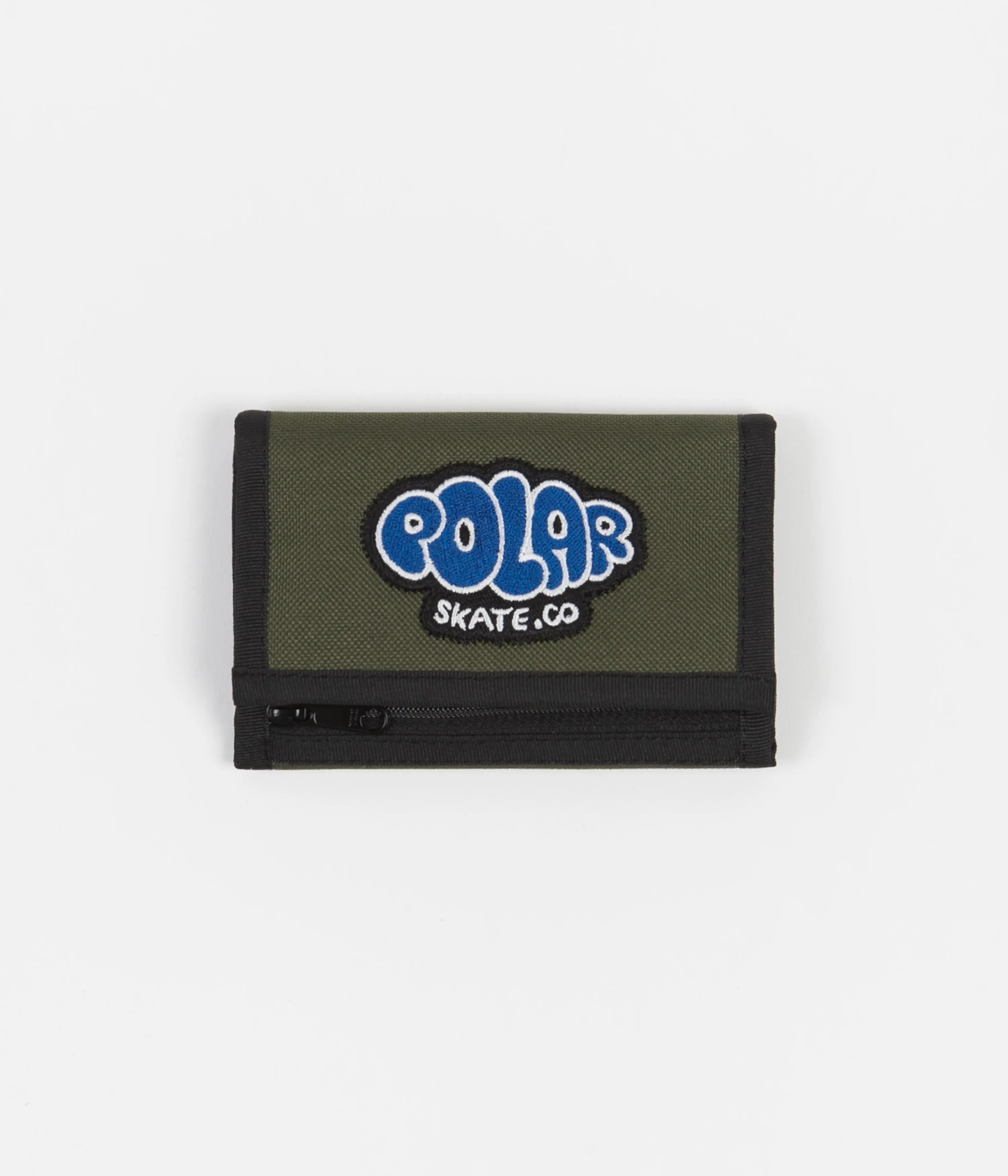 Polar Bubble Logo Key Wallet - Olive