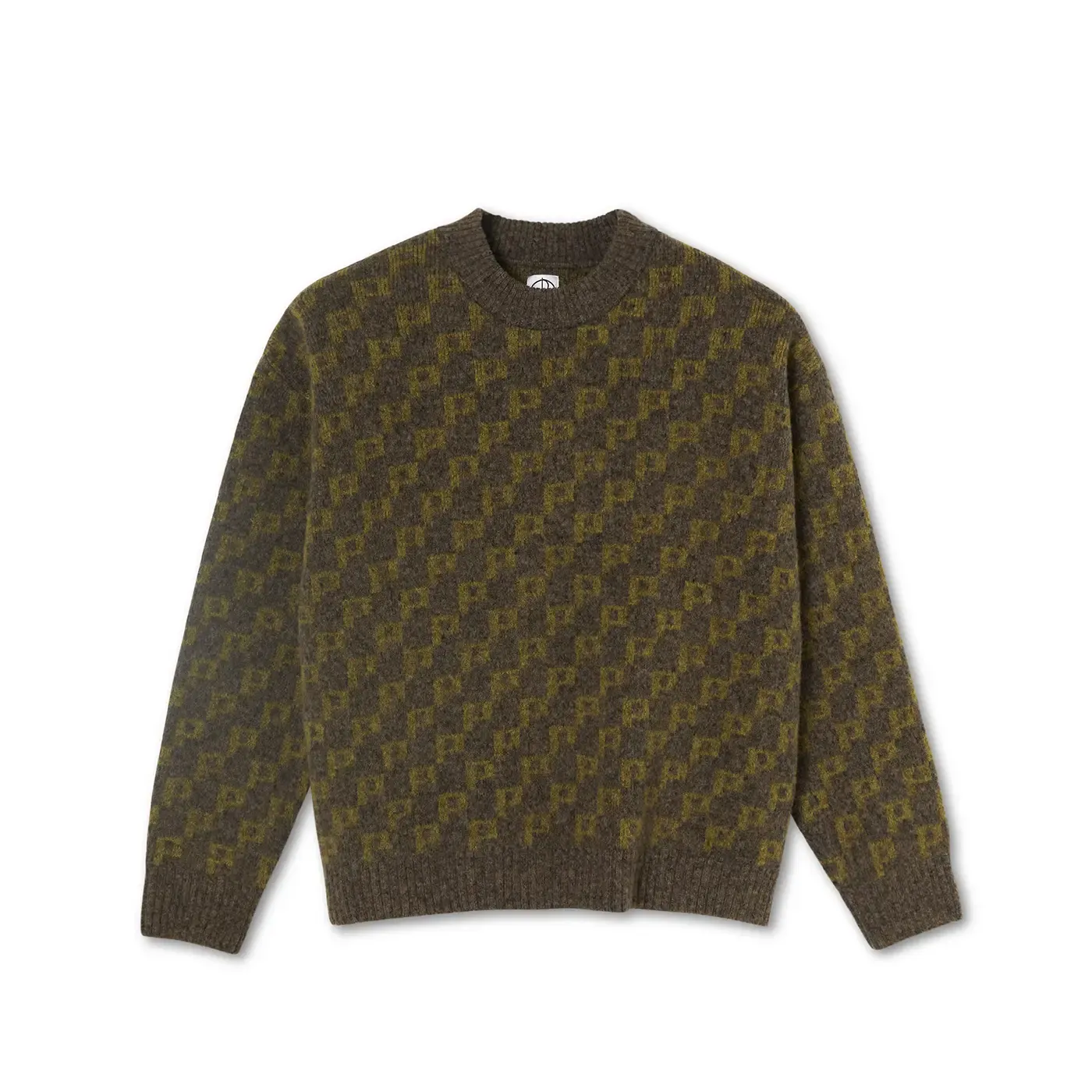 Polar Skate Co Knit Sweater - Army Green