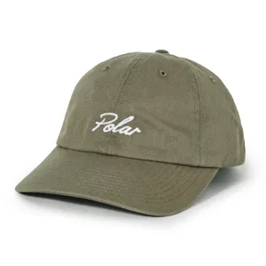 Polar Skate Co - Sai Varsity Logo Cap (Khaki)