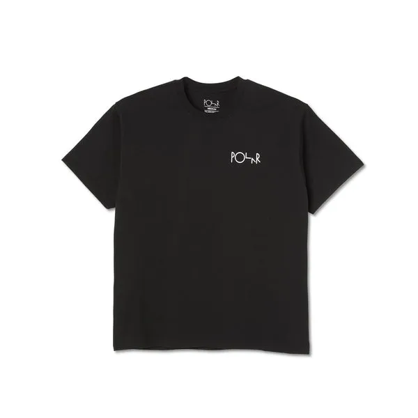 Polar Skate Co Stroke Logo T-Shirt - Black