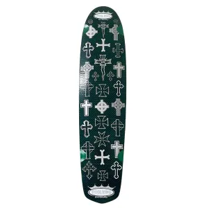 Pool King 8.75" x 36.75" Retro Cross Cruiser Green Skateboard Deck