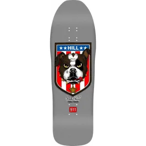 Powell Peralta 10" x 31.5" Frankie Hill Bull Dog Silver Reissue Skateboard Deck