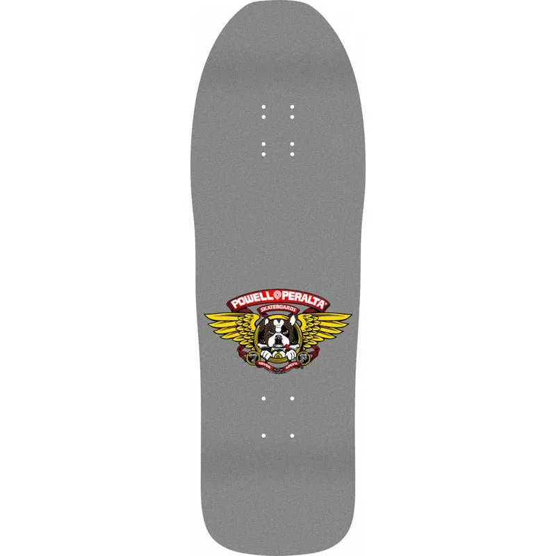 Powell Peralta 10" x 31.5" Frankie Hill Bull Dog Silver Reissue Skateboard Deck