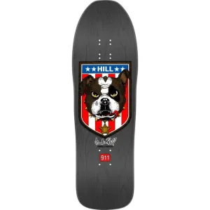 Powell Peralta 10" x 31.5" Frankie Hill Bulldog Gray Stain Skateboard Deck