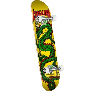 Powell Peralta Cab Chinese Dragon Birch Skateboard Complete - 7.5" Yellow