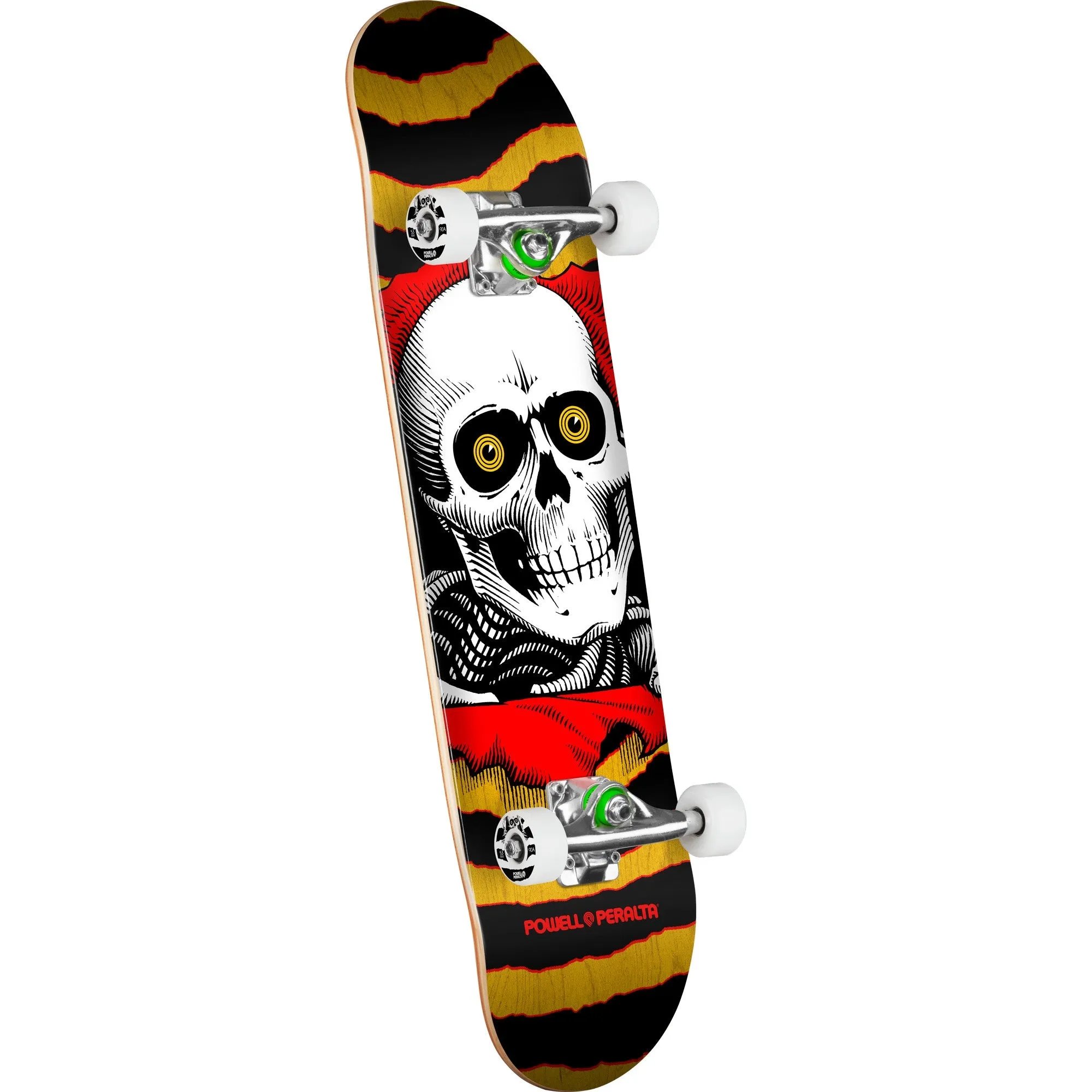 Powell Peralta Ripper Birch Skateboard Complete - 7.75" Yellow/Red