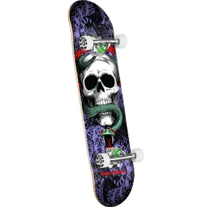 Powell Peralta Skull & Snake Birch Skateboard Complete - 7.75" Black/Purple