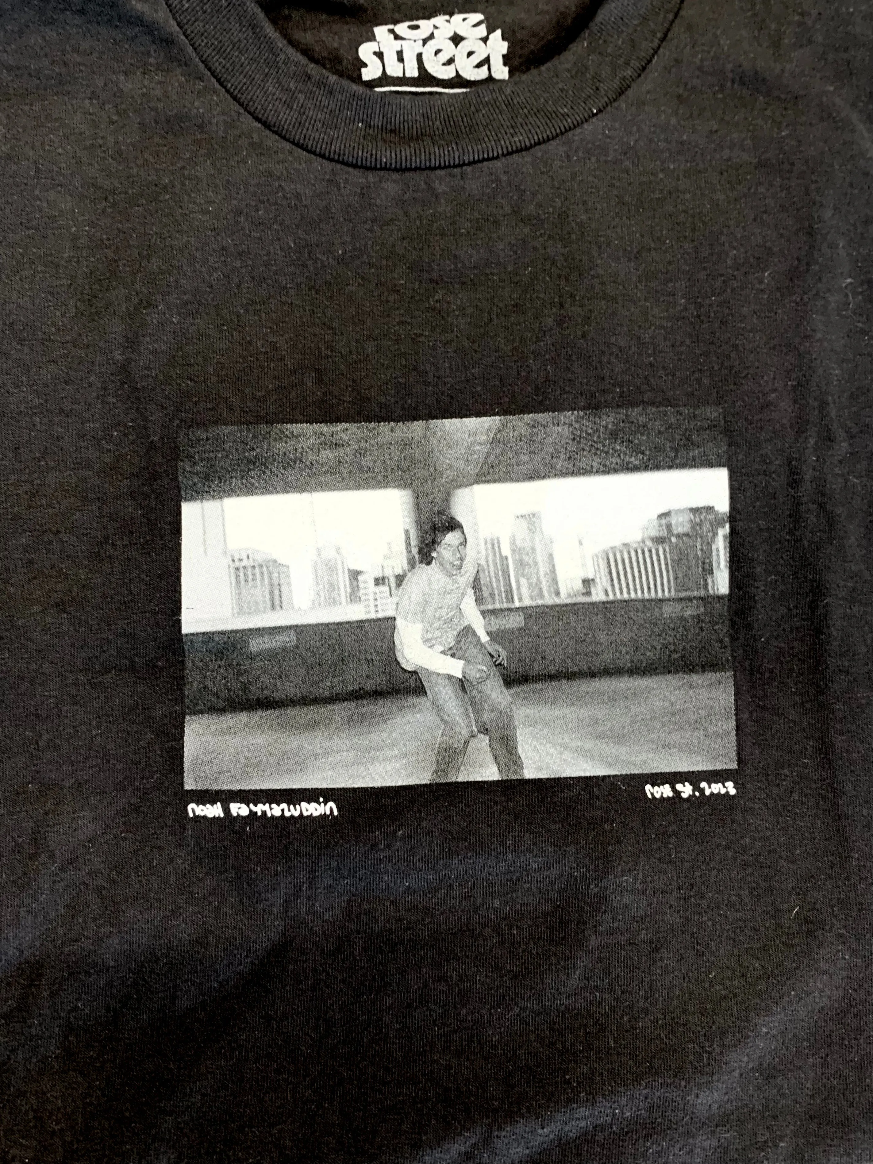 Rose Street Photo Show Tee Black