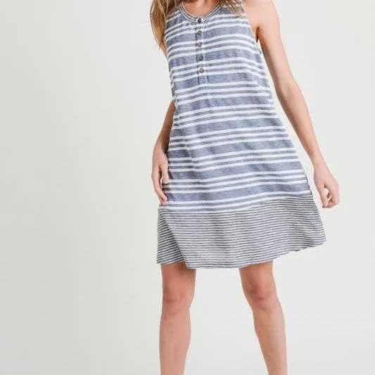 Sarah Striped Block Dress