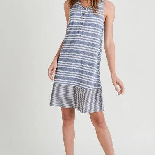 Sarah Striped Block Dress