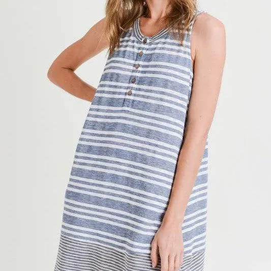 Sarah Striped Block Dress