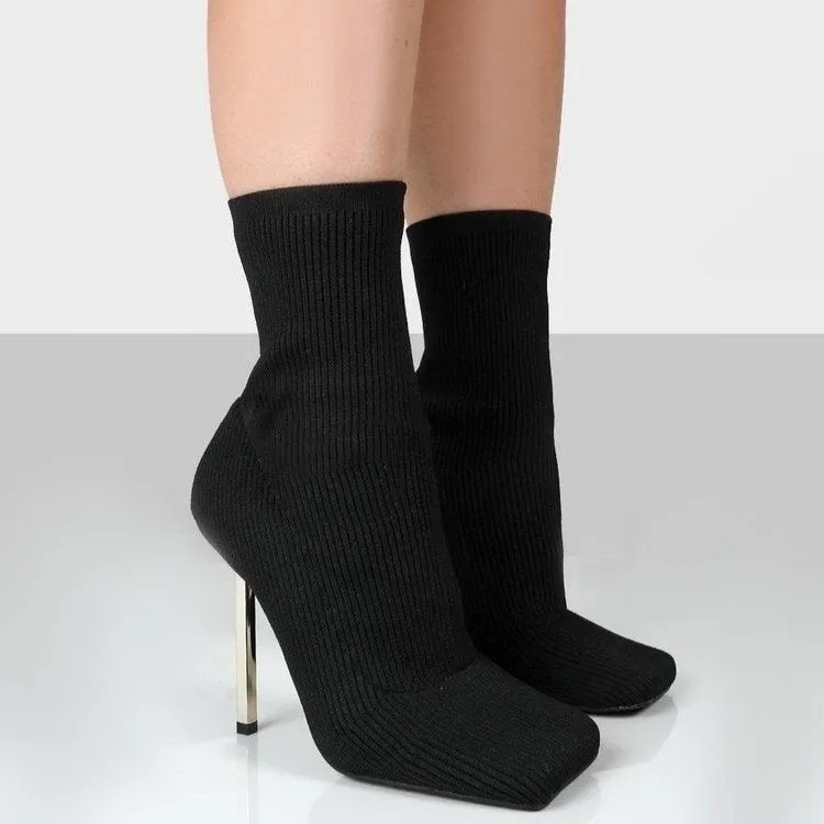 Sexy stiletto knit socks boots(HPSD160)