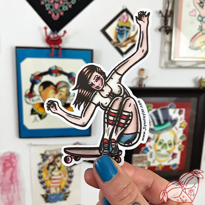 Skateboarder #4 sticker