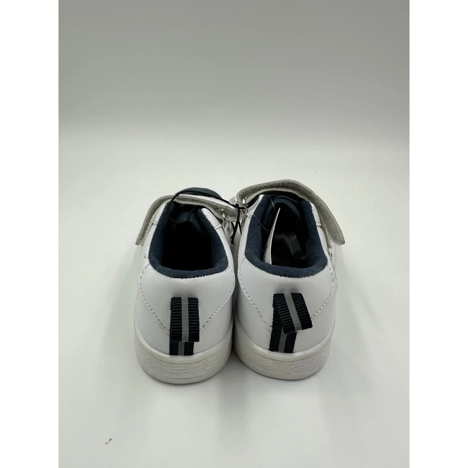 Small Kid Size 11, Fashion Sneakers w/ White and Blue Leather, and Sailor Design