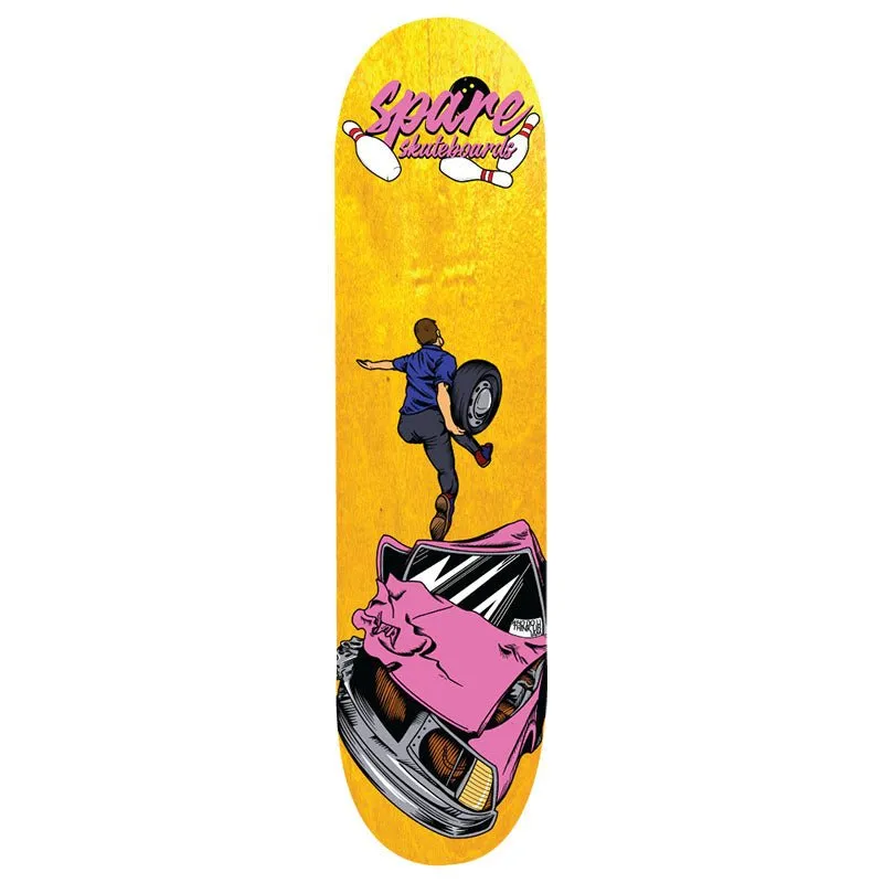 Spare 8.38" Bowling Skateboard Deck