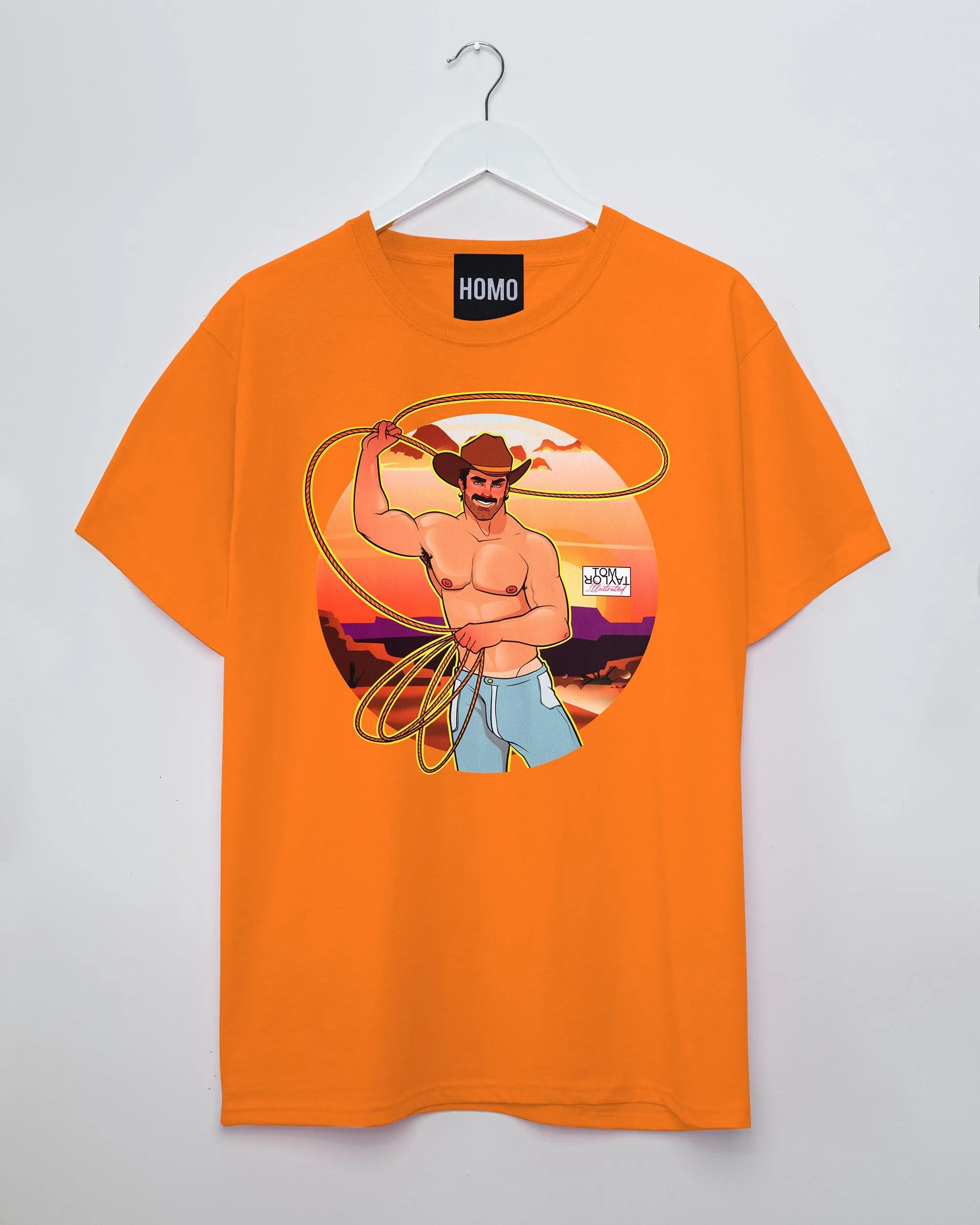 The Cooper - orange tshirt