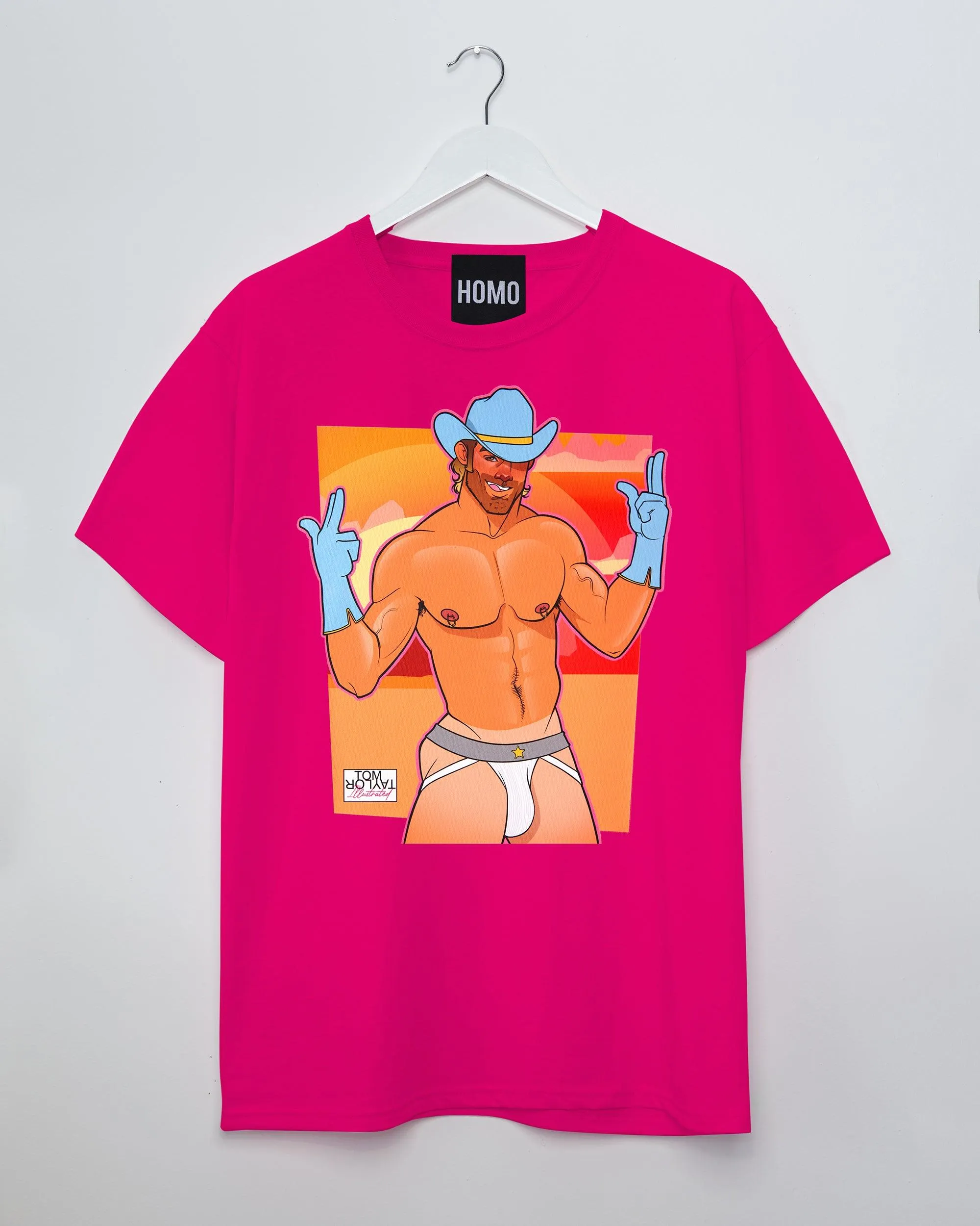 The Dylan - fuchsia tshirt